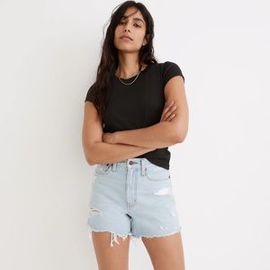 NWT Madewell Momjean Short in Flintwood Wash size 26